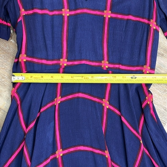 HD in Paris Anthropologie Striped Pane Midi Dress Women's Size 2 - Picture 11 of 16